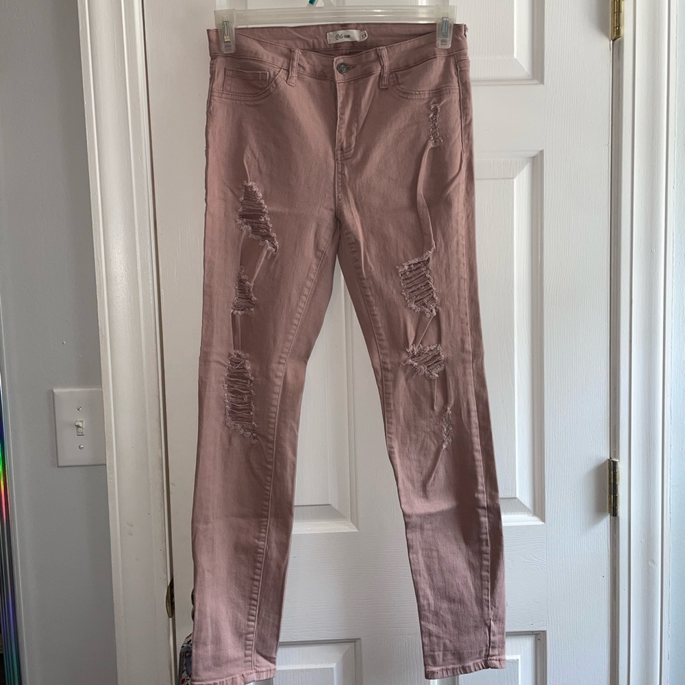 CELLO JEANS DUSTY PINK SKINNY